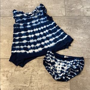 Splendid Tie Dye Dress Super Soft EUC 6-12 mo